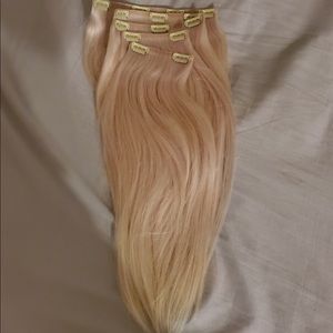 16” platinum Blonde Bellamie Hair Extensions